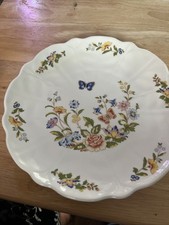 Aynsley Fine Bone China Cottage Garden Oval Meat Plate 13 Inches