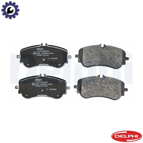 Brake pad set disc - brake,
