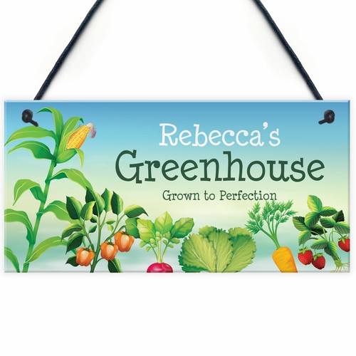 Personalised greenhouse sign - greenhouse,