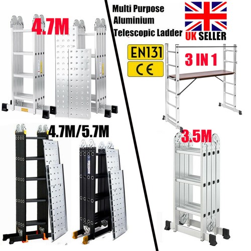 7m folding ladder - 4.7m/5.7m,