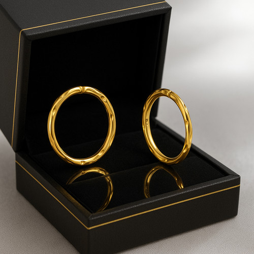 18ct gold silver 925 hinged - 18ct, on