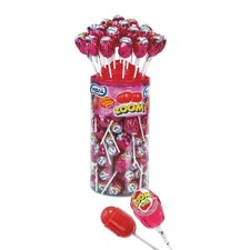 Vidal Mega Strawberry Lolly