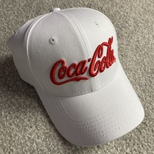 White Coca-Cola Hat Adjustable