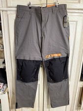Timberland PRO Work Bender Utility Pants W Knee Pads 38x34 Grey Canvas NWT