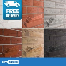 Brick Slips 1m²/ Corners 2m - Tile Cladding Natural Effect Indoor Outdoor Wall