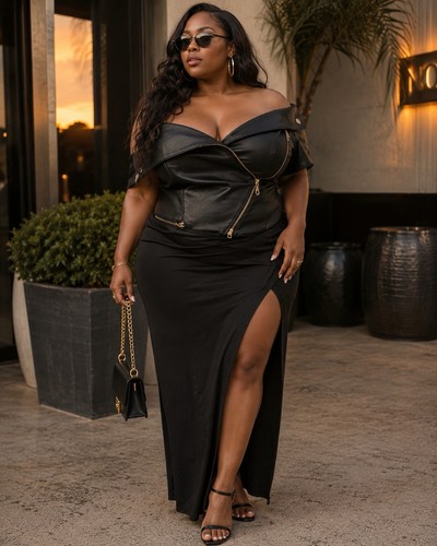 Ashley stewart curvy girl - girl, faux