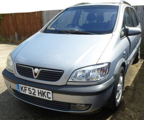 2002 vauxhall zafira elegance - 2002,