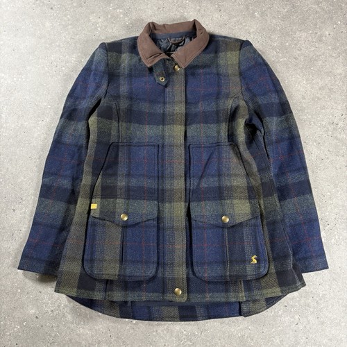 Joules blazer blue plaid - uk, 14