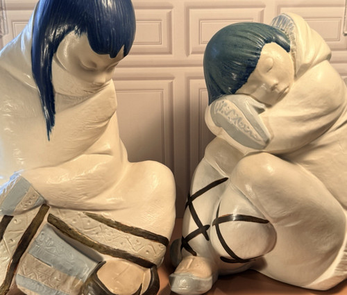 Lladro gres eskimo boy - eskimo,