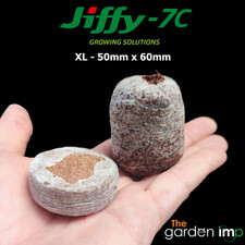 Jiffy 7C Pellets Coir Coco Propagation Plug Seeds Hydroponic Large 50mm x 60mm