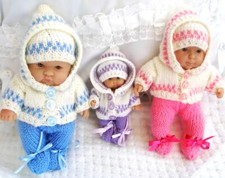 Dolls clothes Knitting Pattern