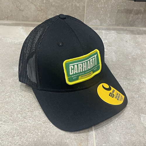 Carhartt black cotton poly - black, cotton/poly