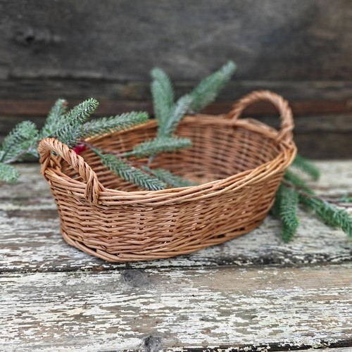 Rustic wicker willow storage - willow,