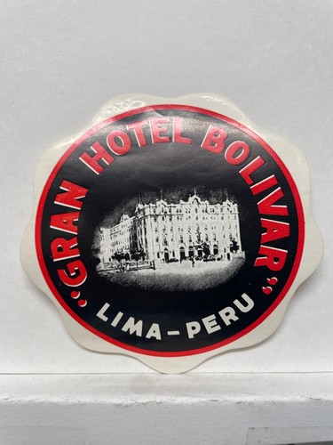 Gran hotel bolivar - bolivar, luggage