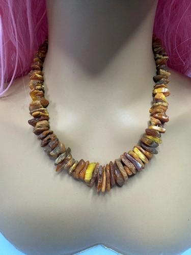 Vintage baltic amber necklace - baltic,