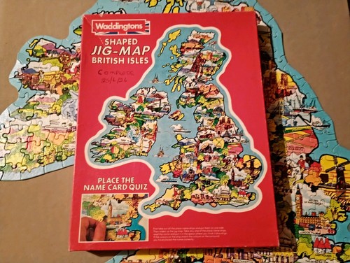Waddingtons jig map british - waddingtons, jig-map