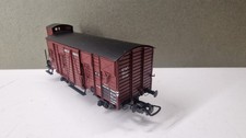 (Incorrect Box) ETAT Cattle Horse Wagon Maroon Truck Wagon HO Gauge