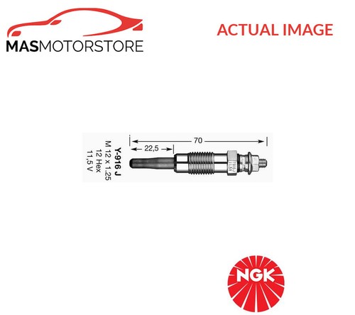 Engine glow plug ngk 5906 - 5906, for
