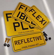 FLEXIBLE SHOW NUMBER PLATE KTM