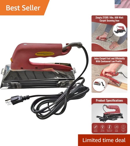 Carpet seaming iron - iron, 10in