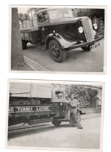 Man with old lorry - with,