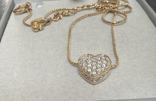 Swarovski crystal pave heart - crystal,