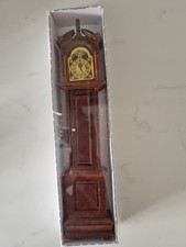 Dollhouse Grandfather Clock Opens 1:12 Scale Miniature Furniture