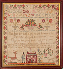 Antique Needlework Alphabet