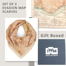 Set of 2 Escape Map Scarves