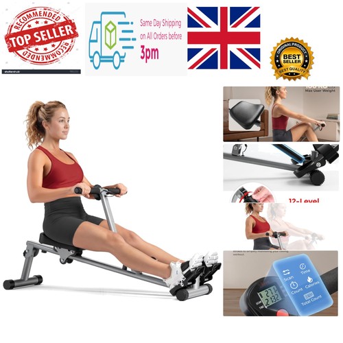 Quiet hydraulic rowing machine - quiet,