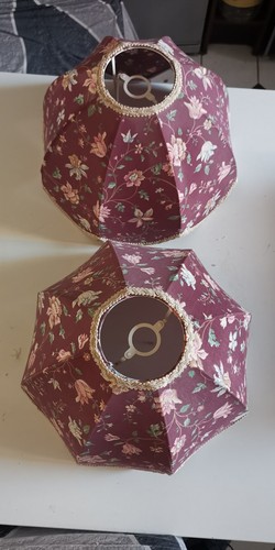 Vintage floral edge lamp - 2,