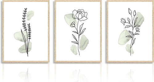 Abstract botanical wall decor - botanical,