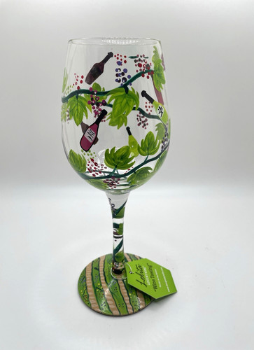 Wine glass lolita hand - by,