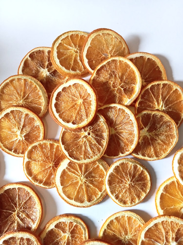Orange slices naturally dried - slices,