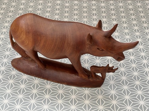 Vintage hand carved wooden - hand,