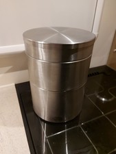 Ikea Mikael Warnhammar Stainless Steel Stackable Storage Canisters