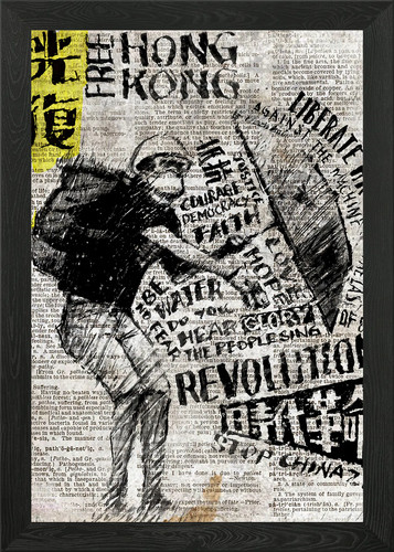 Hong kong protest - protest, wall