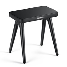 ?Donner Piano Bench Keyboard Stool Solid Wood Keyboard Seat Piano Chair Cushion