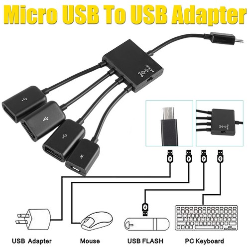 Micro usb hub converter - usb,