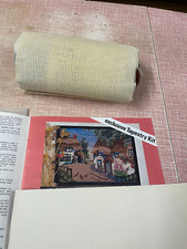 Village scene tapestry kit