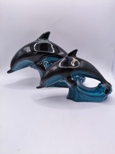 Poole Pottery Dolphin Pair