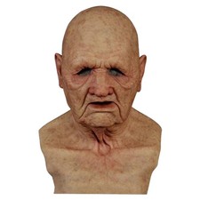 Old Man Mask Latex Halloween