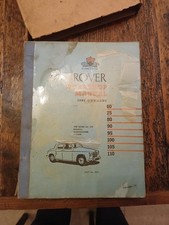 Rover P4 Workshop Manual Part No 4503