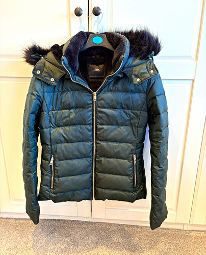 Zara women green hooded - women’s,