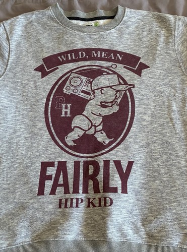 Fairly hip kid sweat shirt - fairly, l
