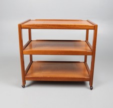 Mid Century Teak Bar Cart