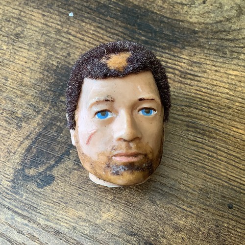 Vintage action man dark - dark, flock