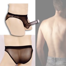 Mens See Through Sexy  Briefs