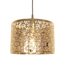 Moroccan Designed Shiny Gold