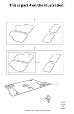 Land Rover Genuine Mat Rubber